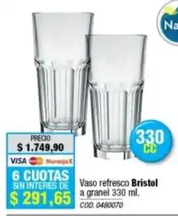 Rio Shop Deco Bristol vaso refresco oferta
