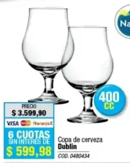 Rio Shop Deco Dublin copa de cerveza oferta