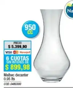 Rio Shop Deco Malbec decanter oferta