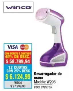 Rio Shop Deco Winco desarrugador de mano oferta