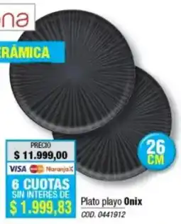 Rio Shop Deco Onix plato playo oferta