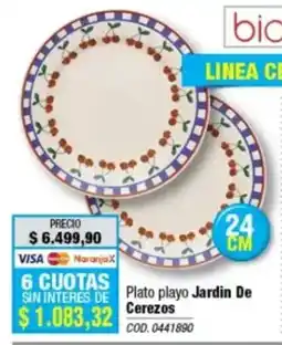 Rio Shop Deco Bio plato playo jardín de cerezos oferta