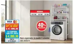 Rio Shop Deco Rack organizador de lavado 3 estantes oferta