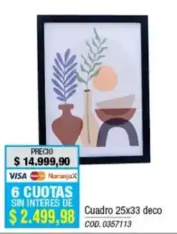 Rio Shop Deco Cuadro 25x33 deco oferta