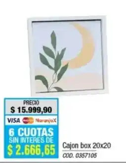 Rio Shop Deco Cajon box oferta