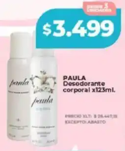 Supermayorista Vital Paula desodorante corporal oferta