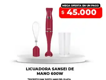 Sansei licuadora de mano