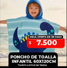 Supermayorista Vital Poncho de toalla infantil oferta
