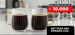 Supermayorista Vital Set taza asa dorada oferta