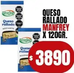 Supermercados Mariano Max Manfrey queso rallado oferta