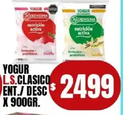 Supermercados Mariano Max La serenisima yogur l.s. clasico oferta