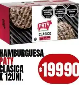 Supermercados Mariano Max Paty hamburguesa clasica oferta