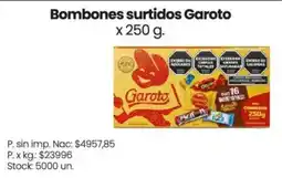 Changomas Garoto bombones surtidos oferta