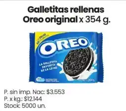 Changomas Oreo galletitas rellenas oferta