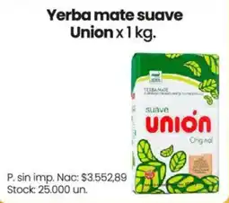 Changomas Union yerba mate suave oferta