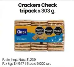 Changomas Check crackers oferta