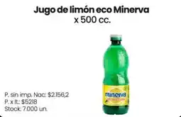Changomas Minerva jugo de limón eco oferta