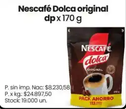 Changomas Nescafe dolca original oferta