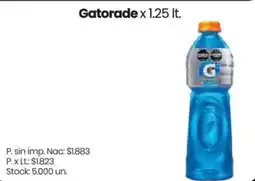 Changomas Gatorade oferta
