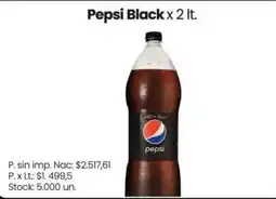 Changomas Pepsi pepsi black oferta