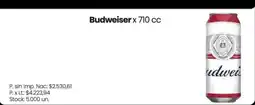 Changomas Budweiser oferta