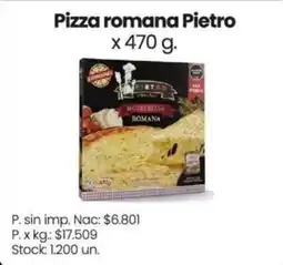 Changomas Pietro pizza romana oferta