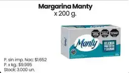 Changomas Manty margarina oferta