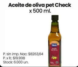 Changomas Check aceite de oliva oferta