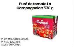 Changomas La campagnola puré de tomate oferta