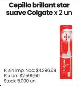 Changomas Colgate cepillo brillant star suave oferta
