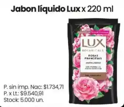 Changomas Lux jabon liquido oferta