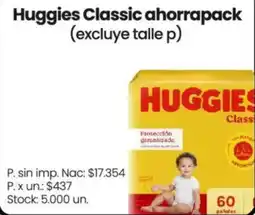 Changomas Huggies Classic oferta