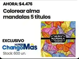 Changomas Alma mandala colorear 5 titulos oferta