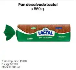 Changomas Lactal pan de salvado oferta