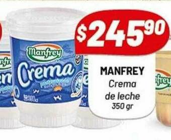 Almacor Manfrey Crema De Leche oferta