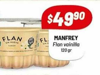 Almacor Manfrey Flan Vainilla oferta