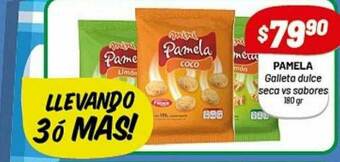 Almacor Pamela Galleta Dulce Seca Vs Sabores oferta