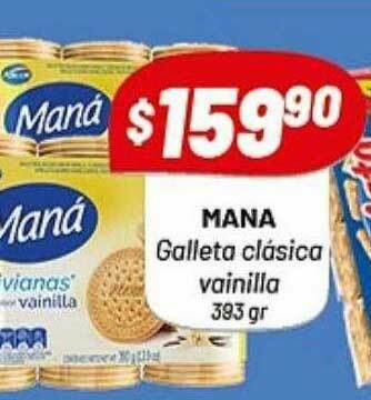 Almacor Mana Galleta Clásica Vainilla oferta