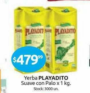 Cordiez Yerba Playadito Suave Con Palo oferta