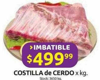 Cordiez Costilla De Cerdo oferta