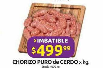 Cordiez Chorizo Puro De Cerdo oferta