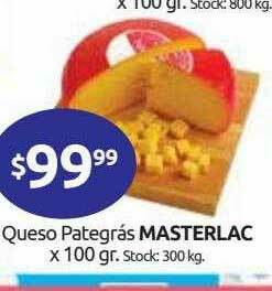 Cordiez Queso Pategrás Masterlac oferta