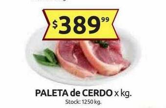 Cordiez Paleta De Cerdo oferta