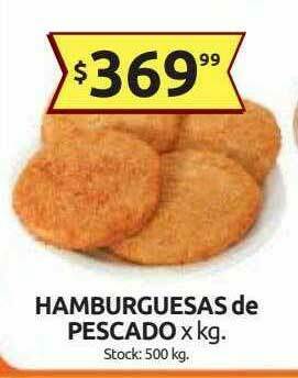 Cordiez Hamburguesas De Pescado oferta