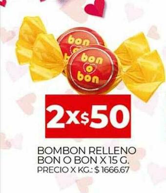 Supermercados DIA Bombon Relleno Bon O Bon oferta