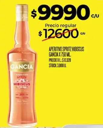 Gancia aperitivo spritz hibiscus
