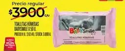 Supermercados DIA Babysmile toallitas húmedas oferta