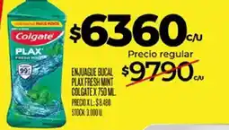 Supermercados DIA Colgate enjuague bucal plax fresh mint oferta