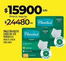Supermercados DIA Plenitud pañales para adultos classic p/m - g/xg oferta