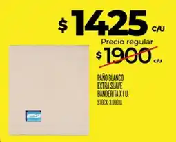 Supermercados DIA Paño blanco extra suave banderita oferta